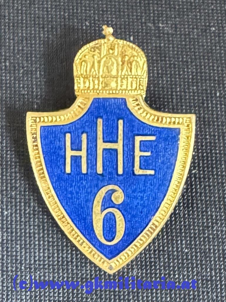 k.u.k. Kappenabzeichen Zalaegerszeger Honvéd Husaren Rgt 6!!