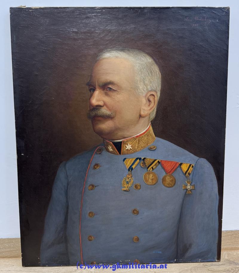 Ölbild eines k.u.k. Generalmajors!