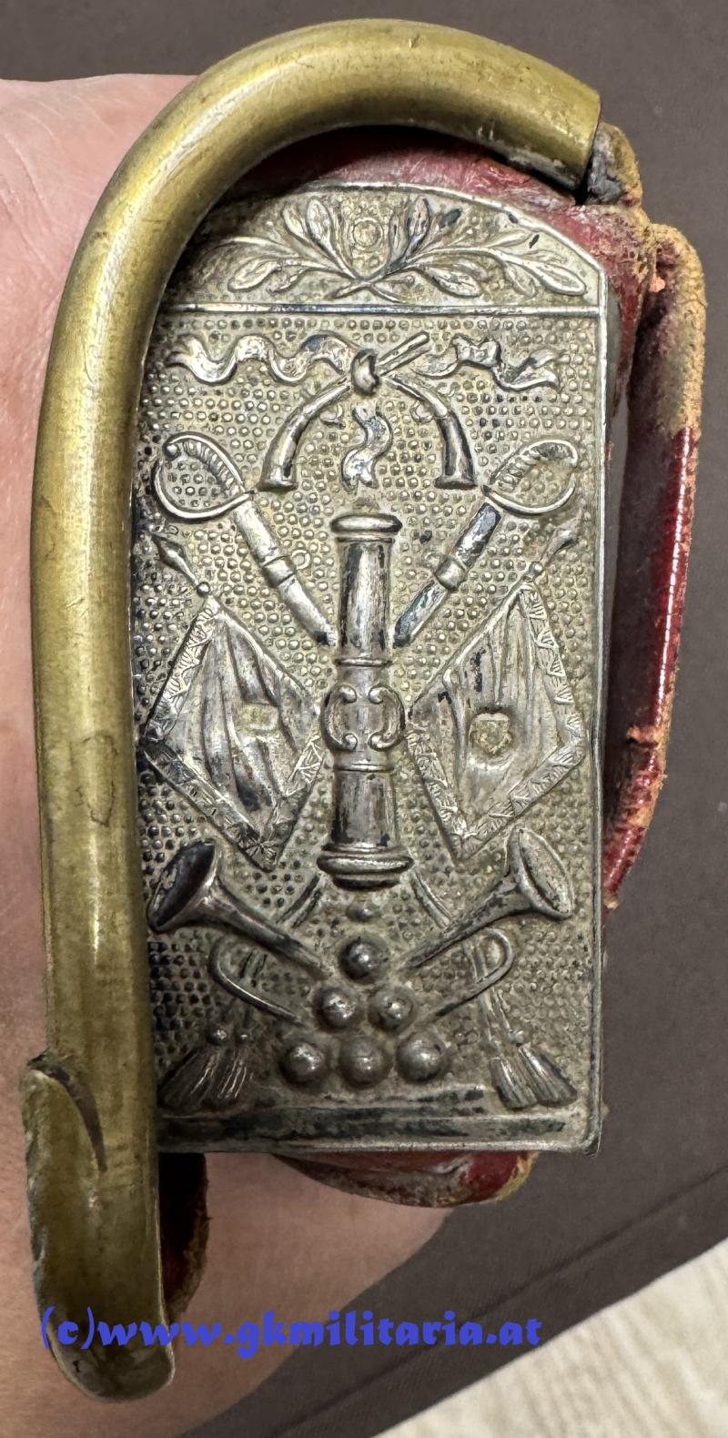 k.u.k. Kartuschenkasten für Offiziere der Kavallerie/Artillerie !!