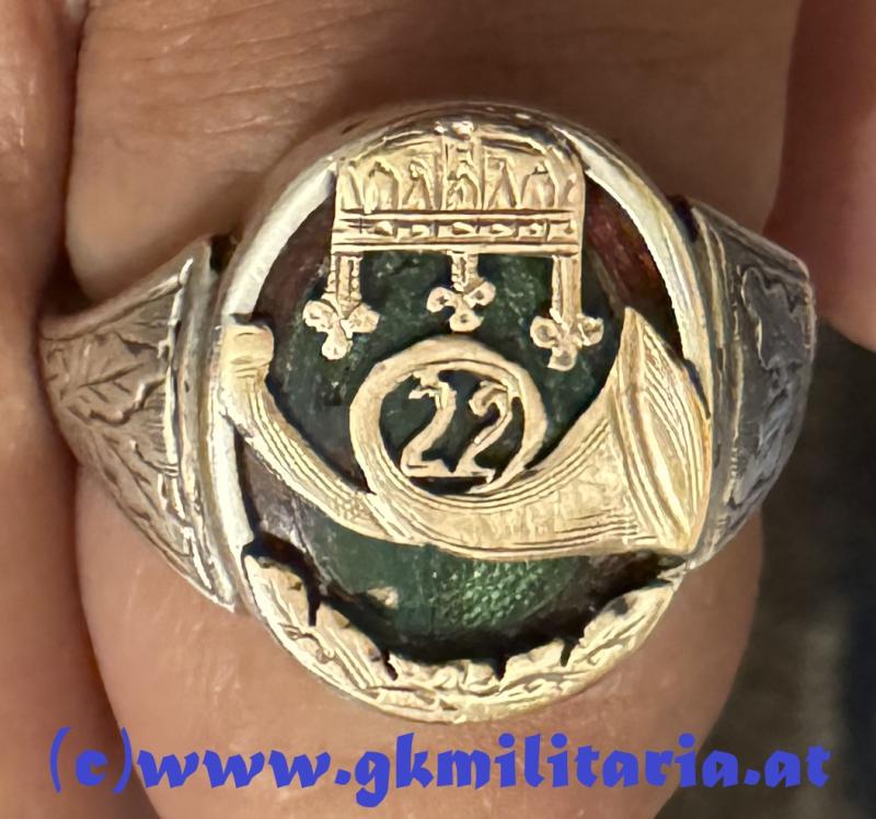 k.u.k. Ring Maros-Vásárhelyer HONVED-Infanterieregiment Nr.22 - SILBER/GOLD !!