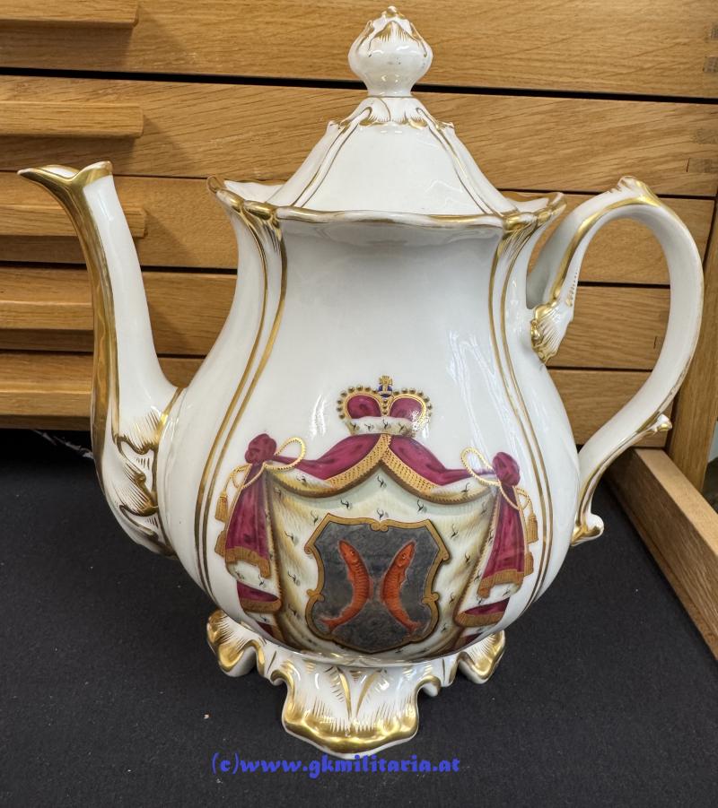 k.u.k. Kaffeekanne Erich Alt Graf von Salm Reiffenscheid !! - 1857!!