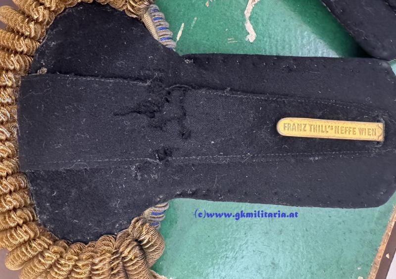 weitere Fotos - k.u.k. Kriegsmarine - Epauletten für Marine-Oberkommissär!!
