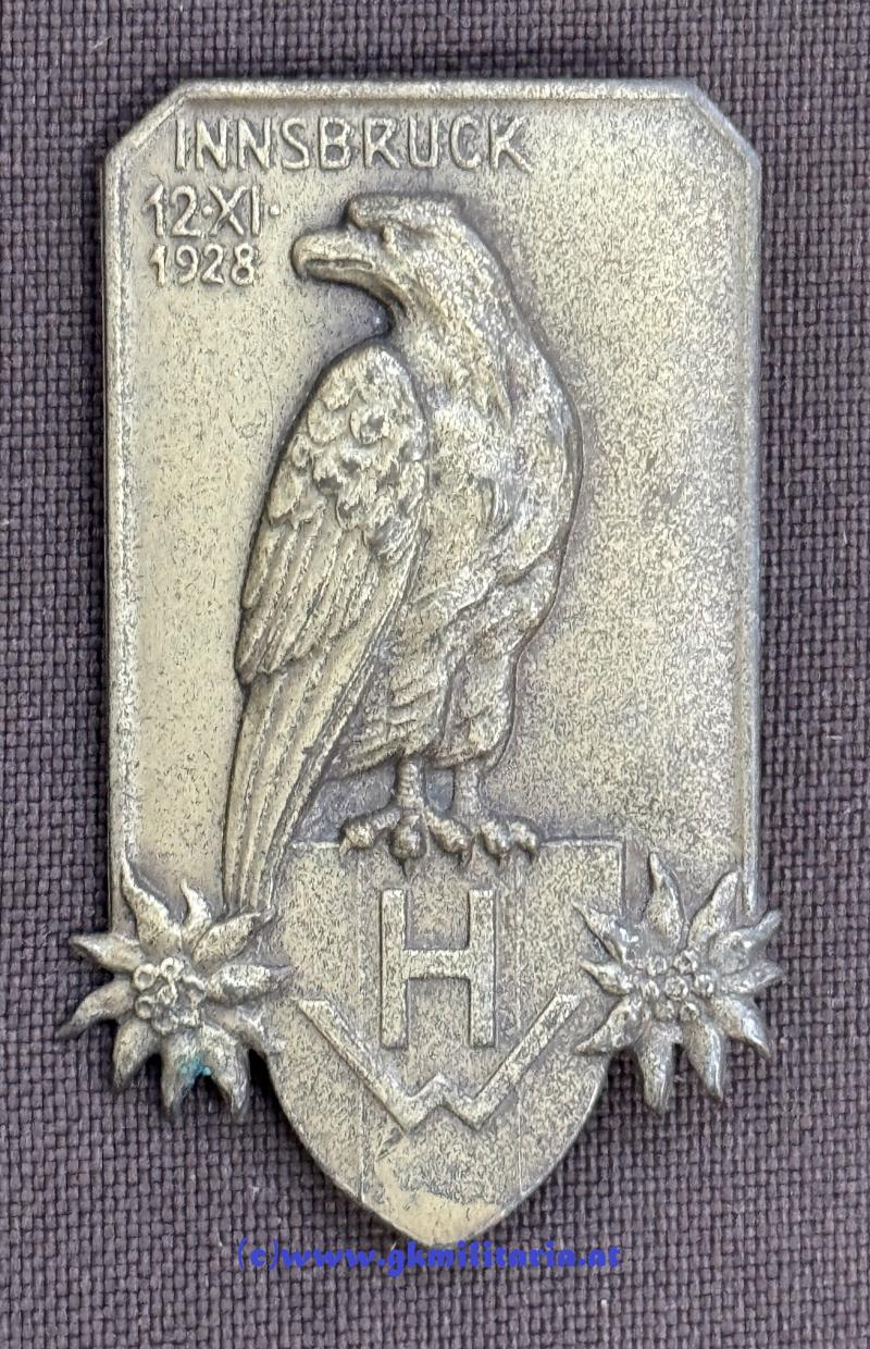 Abzeichen Heimwehr Innsbruck 1928 !!
