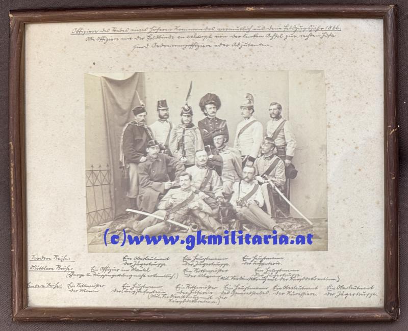 k.u.k. Portrait Offiziere/Adjutanten Ulanen, Kürassier, Jäger, Infanterie, Generalstab - 1860!!