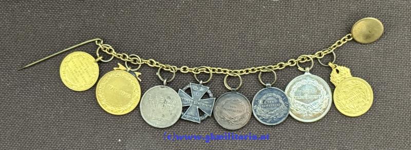 k.u.k. 8-teiliges Frackkettchen für Offiziere!!