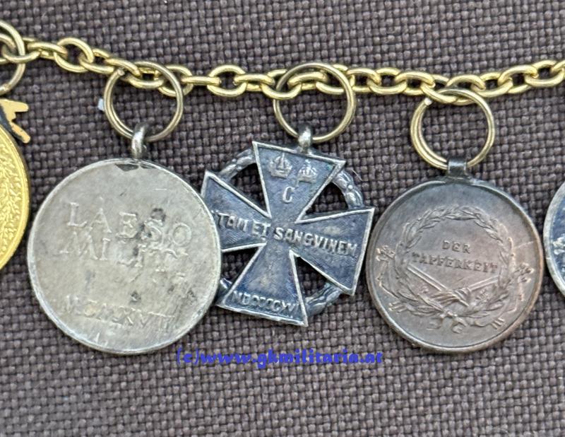 k.u.k. 8-teiliges Frackkettchen für Offiziere!!