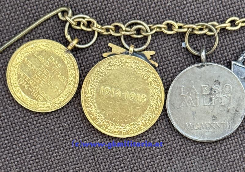 k.u.k. 8-teiliges Frackkettchen für Offiziere!!