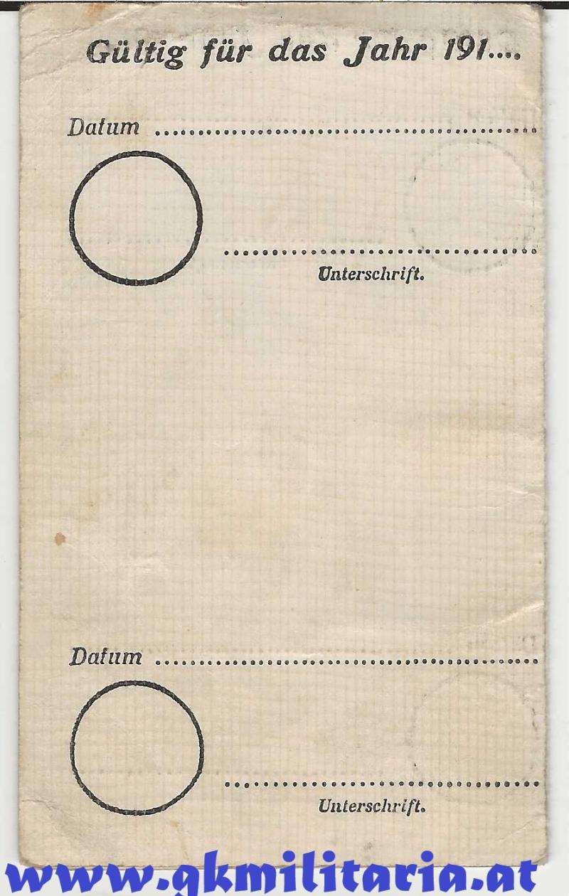 k.u.k. Identitätskarte Krankenschwester Therese Grüner - Feldpost 518 - Brasso!!