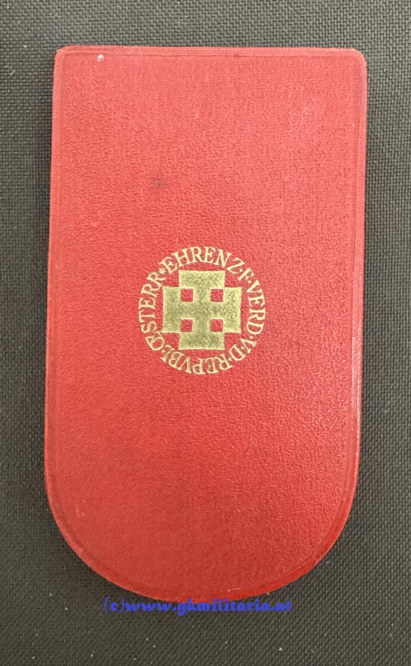 Goldenes Ehrenzeichen bzw. Ritterkreuz I. Klasse - Österreich - 1. Republik/Bundesstaat - TOP!!