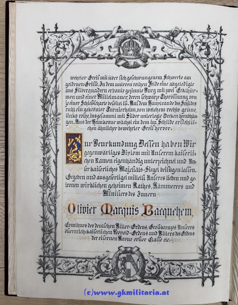 Großer Urkundennachlass Feldmarschallleutnant Adolf Schadek Edler von Schadeckfels - Kmdt. Landwehr-Infanterie-Brigade in Przemysl!!