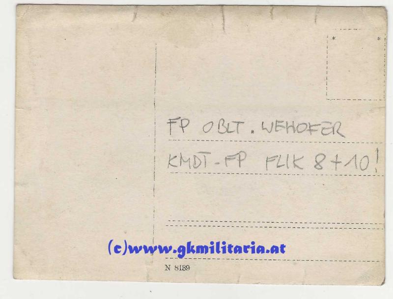 k.u.k. Portrait Feldpilot Oblt. Wehofer ! - Kmdt. Flik 8+10!!