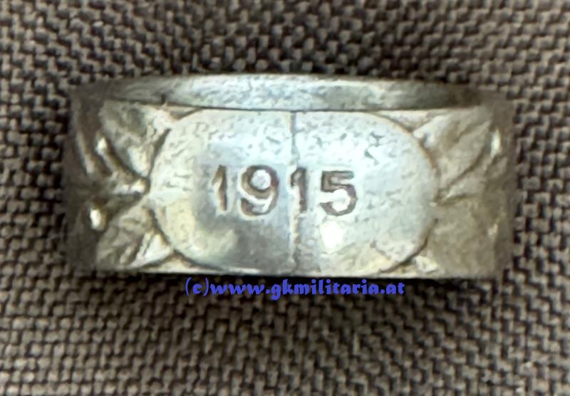 Erzherzog Eugen Übersendungsschreiben für Geschenkring und Ring 1915