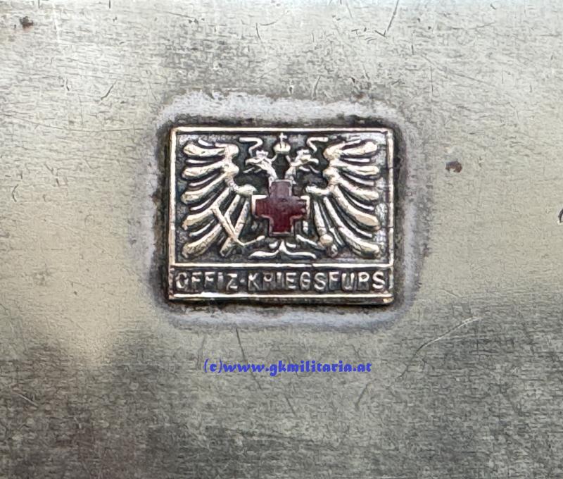 k.u.k. Zigarrendose - Offizielle Kriegsfürsorge - Unterschriften: Kaiser Franz Joseph I., Erzherzog Eugen, Erzherzog Carl usw.!