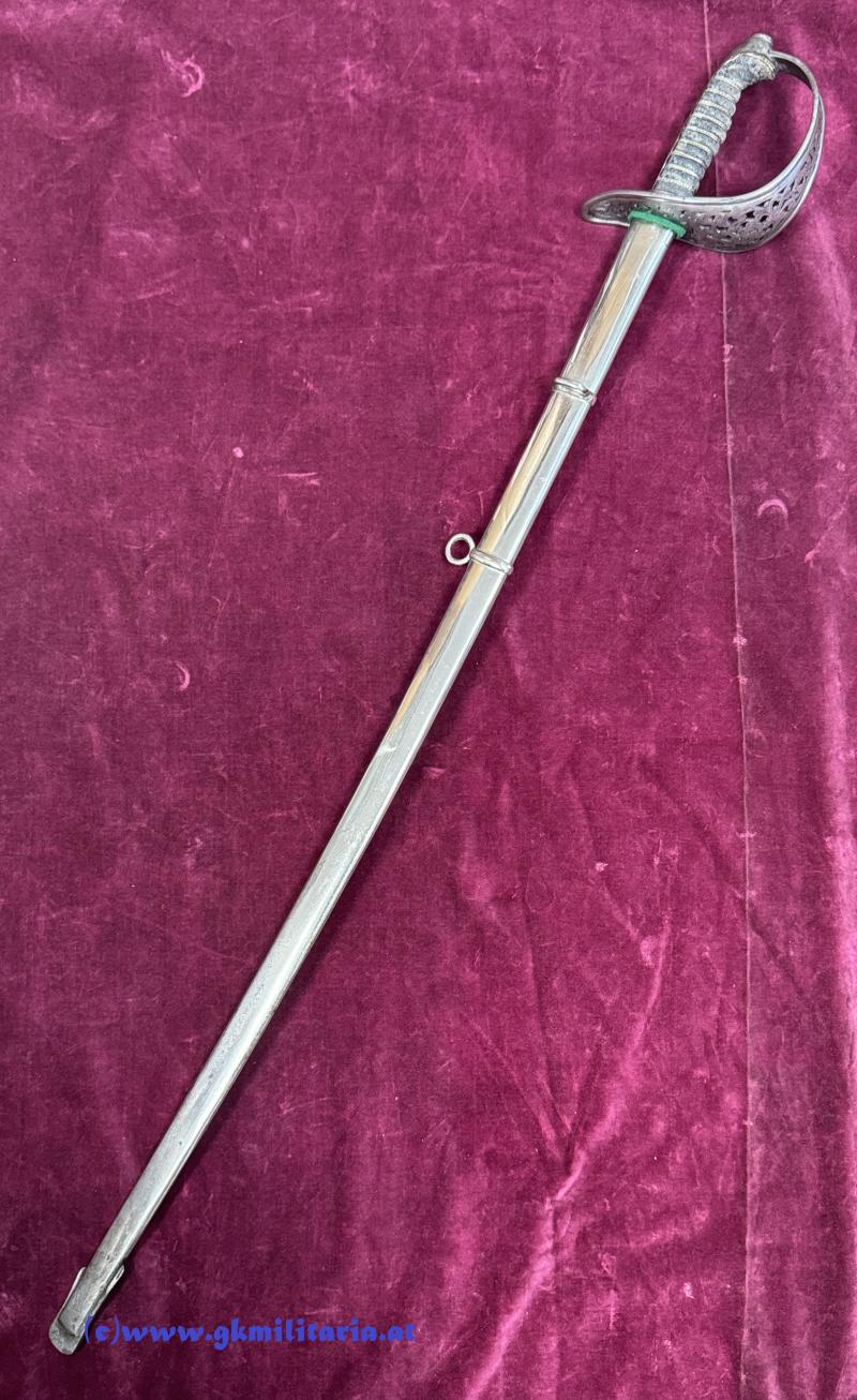 Säbel Kavallerie für Offiziere des österreichischen Bundesheeres 1. Republik! - Mit Ätzung!!