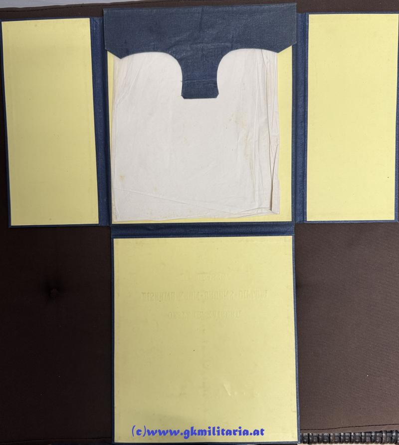 Dekretnachlass Richter der Budapester Gerichtstafel Karl von Bernolak - Verleihung Eiserne Krone III. Klasse - 1877 !!