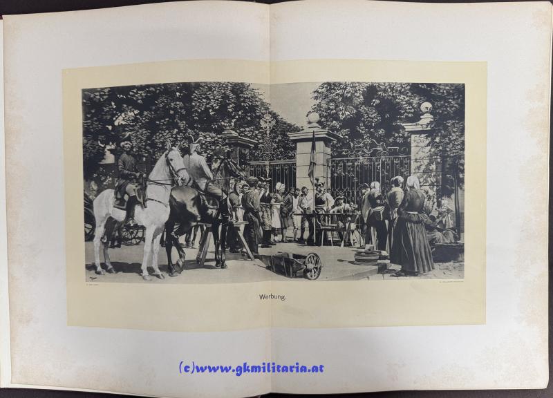 Großformatige Regimentsgeschichte des k. u. k. böhmischen Dragoner-Regiments 'Kaiser Franz'!!