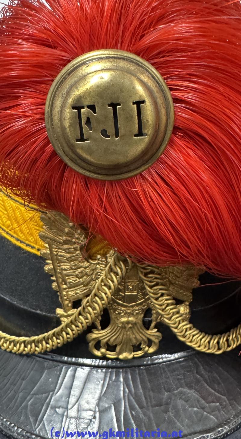 Tschako für einen Trompeter der k. k. Artillerie !!