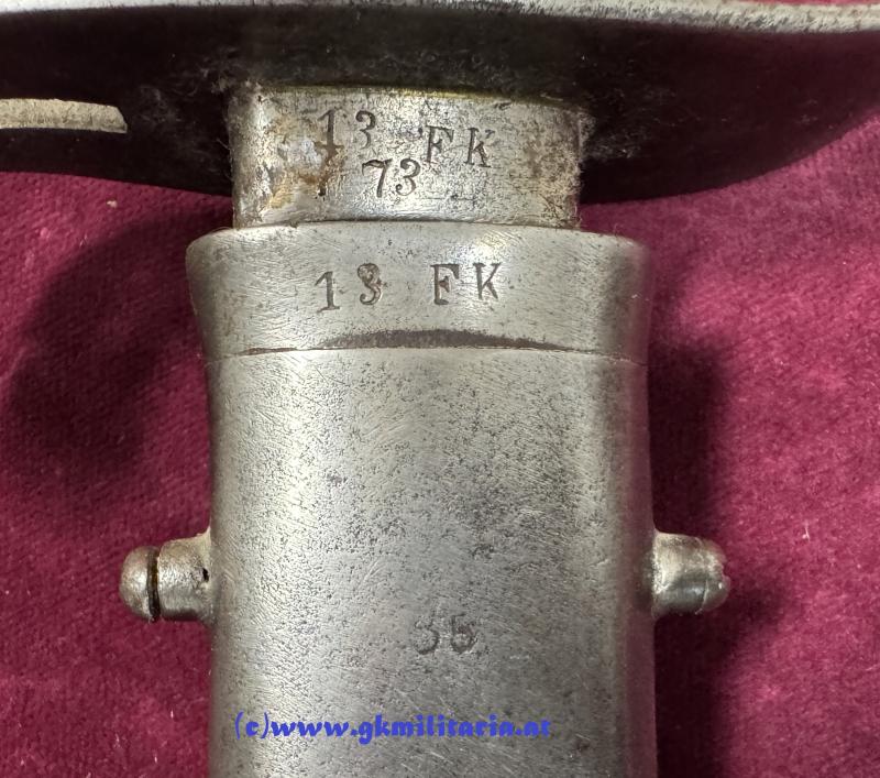 k.u.k. Säbel Kavallerie Mannschaft M1877 leichte Gattung - Feldkanonenregiment Nr.13