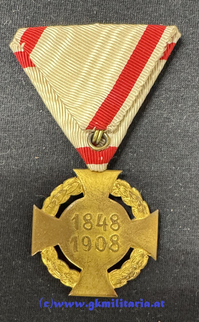 k.u.k. Jubiläumskreuz mit Etui !!