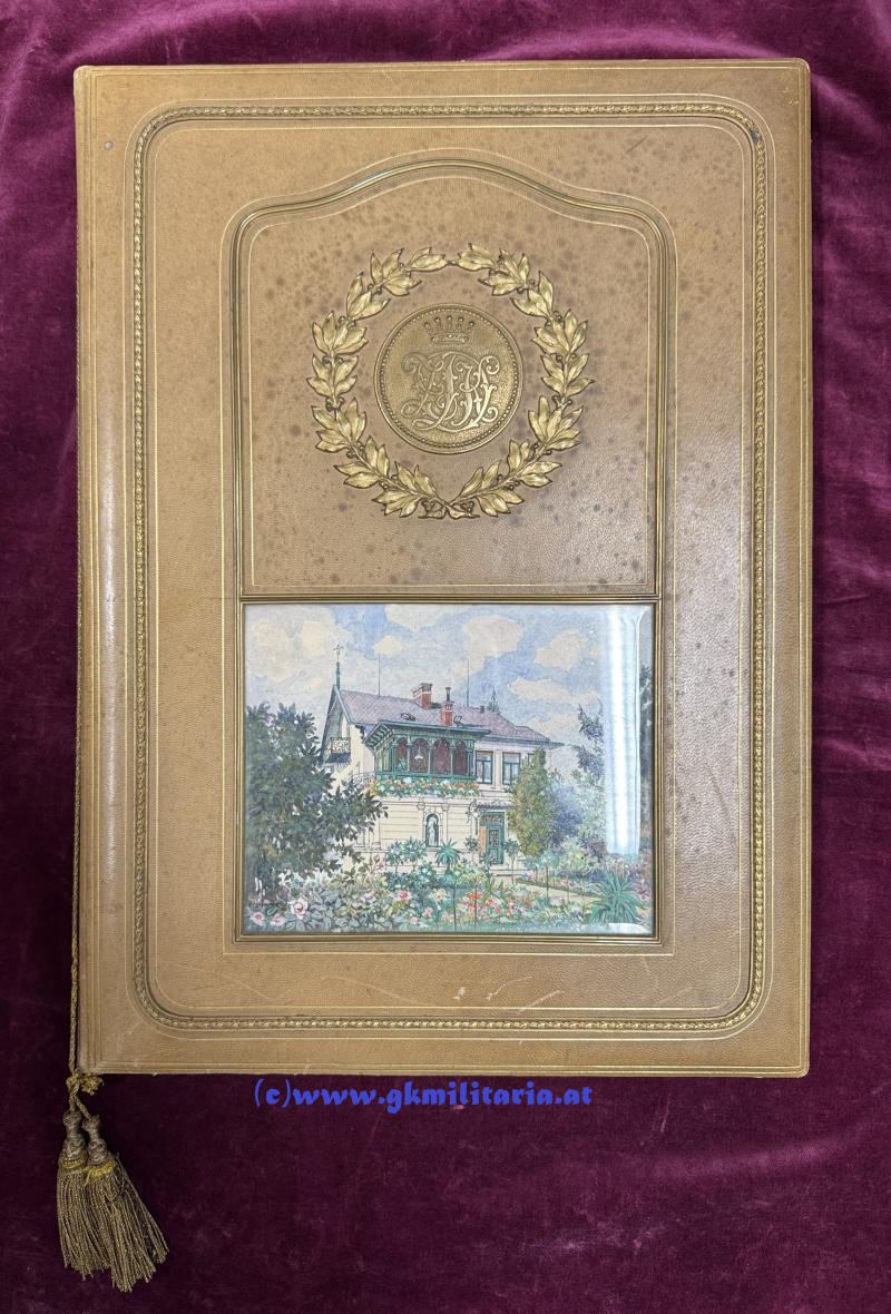 k.u.k. Prunkmappe Oberst Zdenko Kuttig von Domberg - seine Feldzüge im 1. Weltkrieg!!