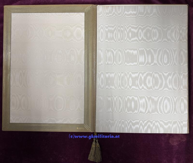 k.u.k. Prunkmappe Oberst Zdenko Kuttig von Domberg - seine Feldzüge im 1. Weltkrieg!!