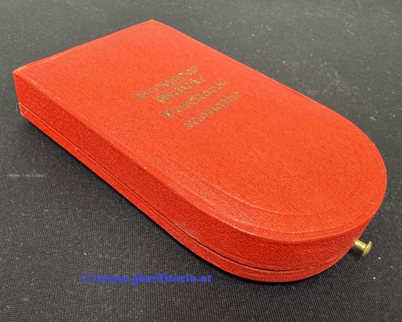 k.u.k. Bronzene Militärverdienstmedaille Kaiser Franz Josef I. im Etui - ZIMBLER!