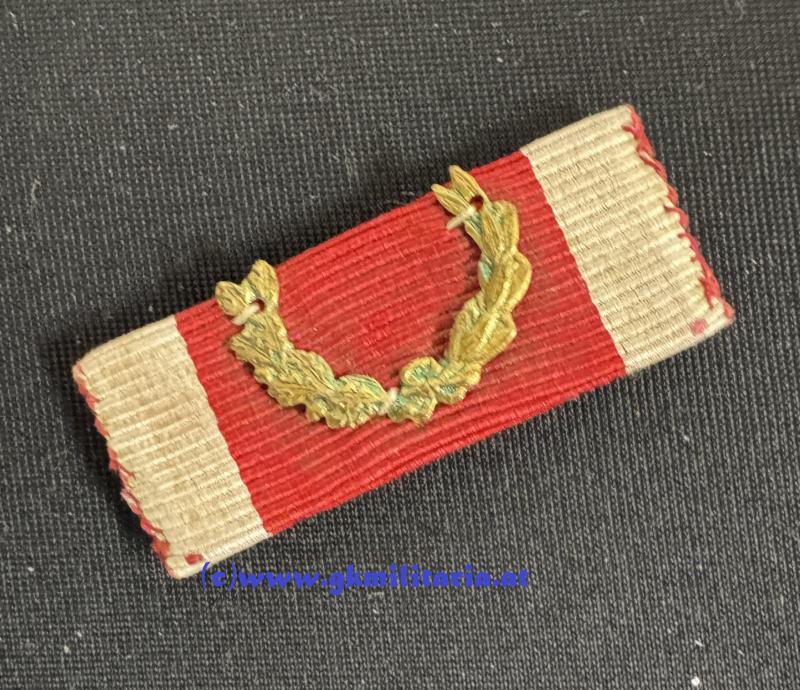 k.u.k. Bandspange Leopoldorden mit KD!