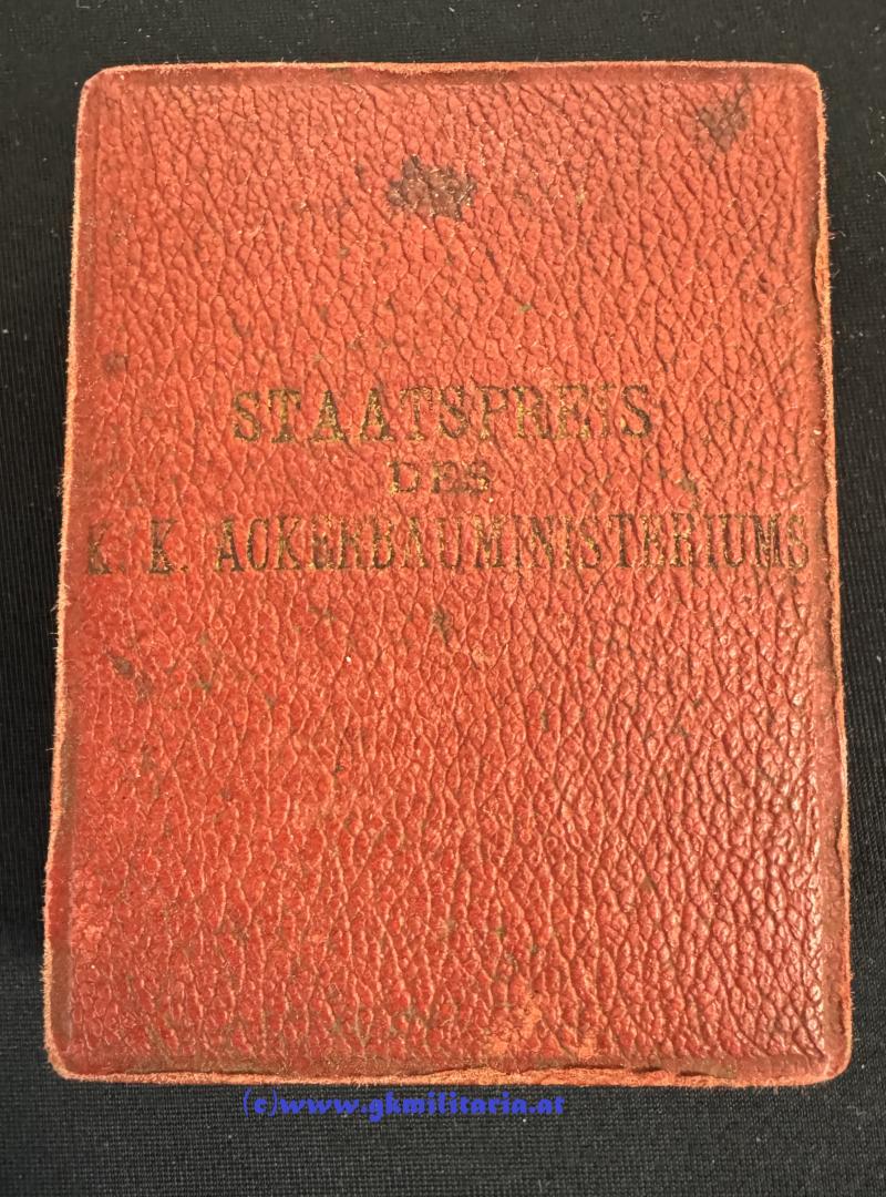 k.u.k. Medaille - Staatspreis des k.u.k. Ackerbauministeriums!