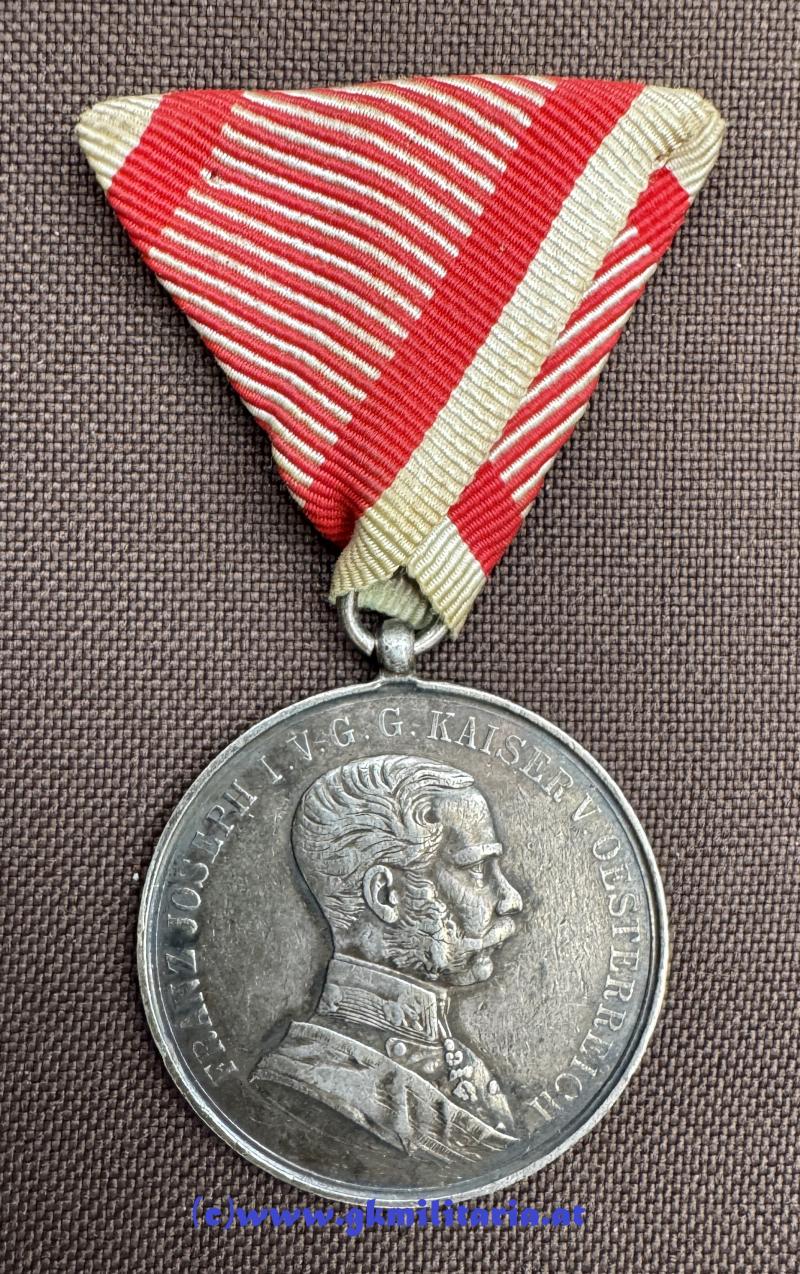 k.u.k. Tapferkeitsmedaille 1. Klasse Kaiser FJ I. im original Etui!!