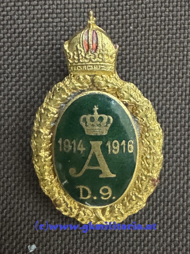k.u.k. Kappenabzeichen Dragoner-Regiment Nr. 9!!