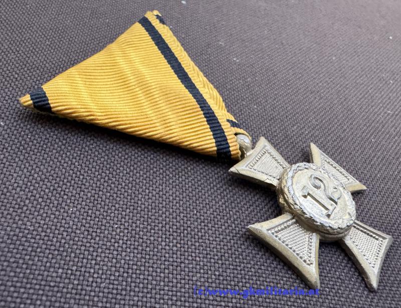 Militärdienstzeichen 12 Jahre - 1. Republik!
