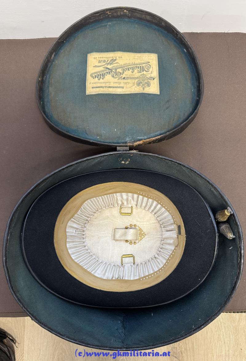 weitere Fotos - k.u.k. Jägerhut für Offiziere des Landwehr-Infanterie-Regimentes 