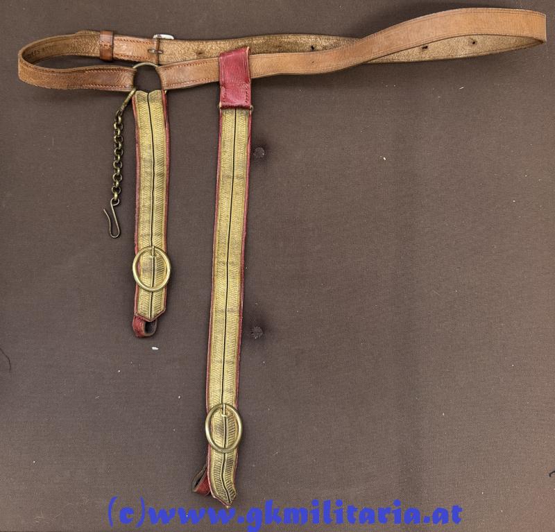 k.u.k. Säbelgehänge für Offiziere!!