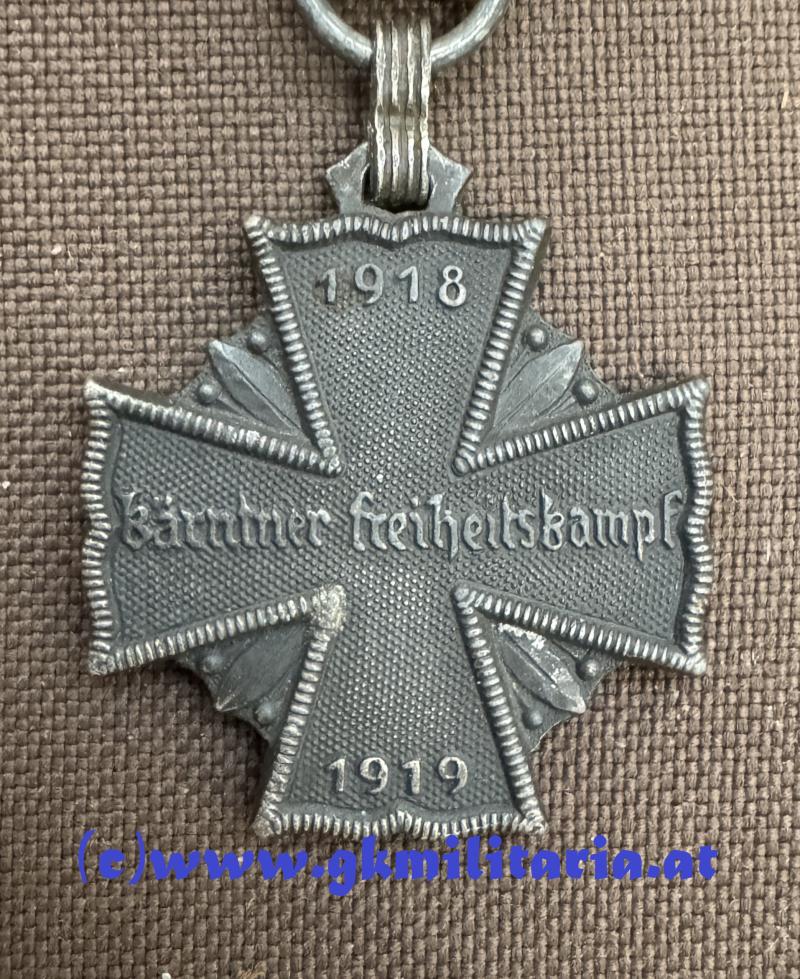 Allgemeines Kärntner Kreuz für Tapferkeit !! - Kärntner Abwehrkampf 1919 !!