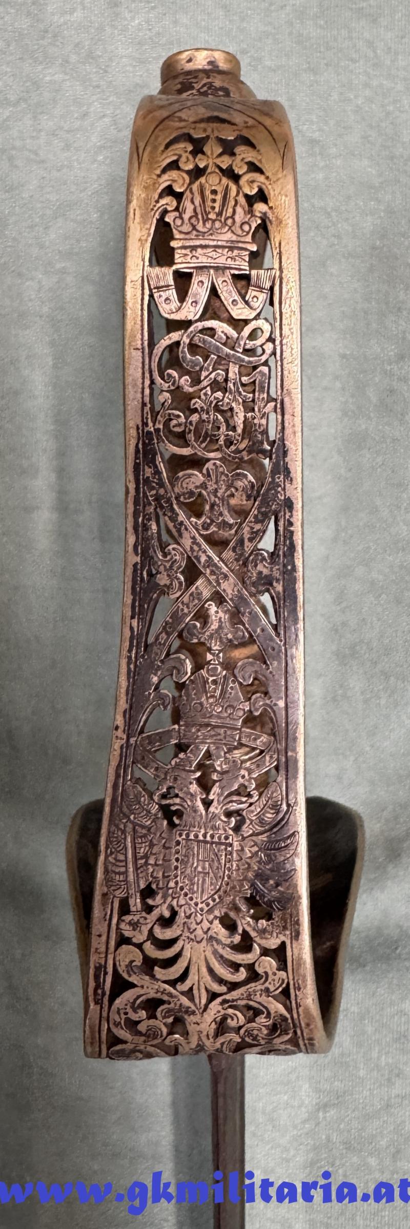 k.u.k. Landwehr-Gebirgstruppe Säbel für Offiziere Kaiser FJ I. !