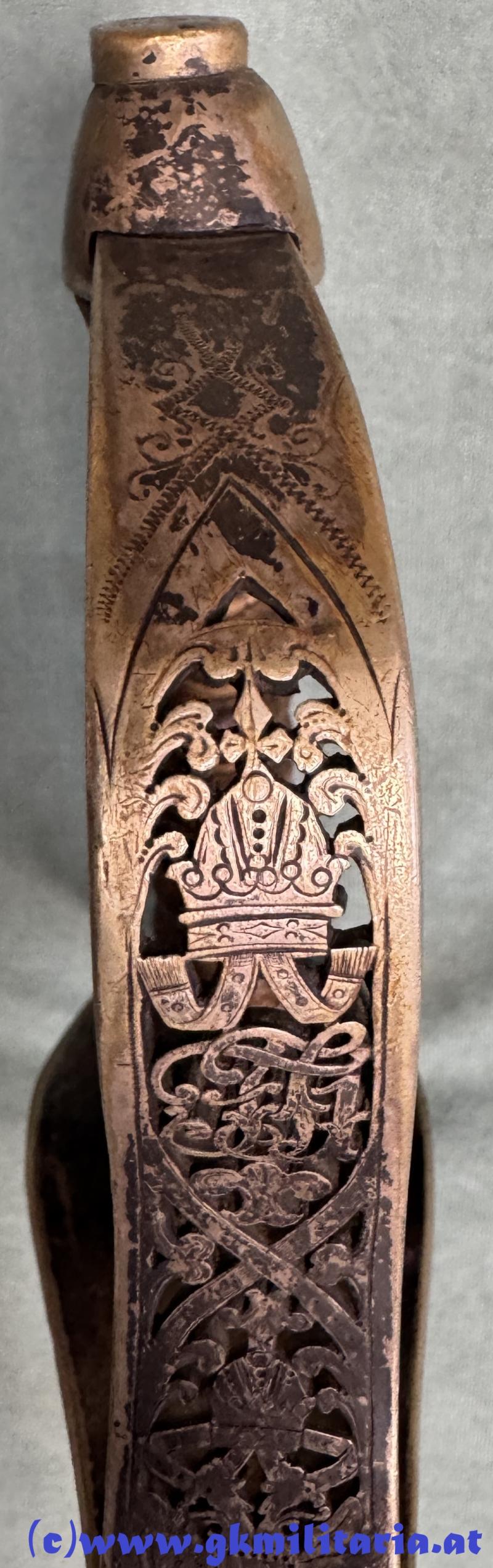 k.u.k. Landwehr-Gebirgstruppe Säbel für Offiziere Kaiser FJ I. !