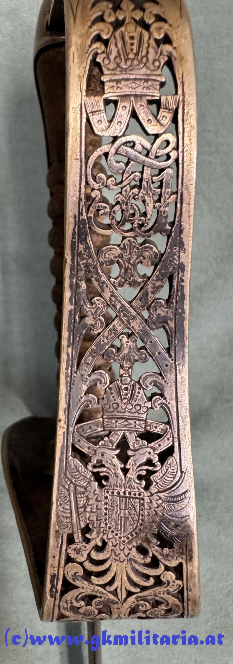 k.u.k. Landwehr-Gebirgstruppe Säbel für Offiziere Kaiser FJ I. !