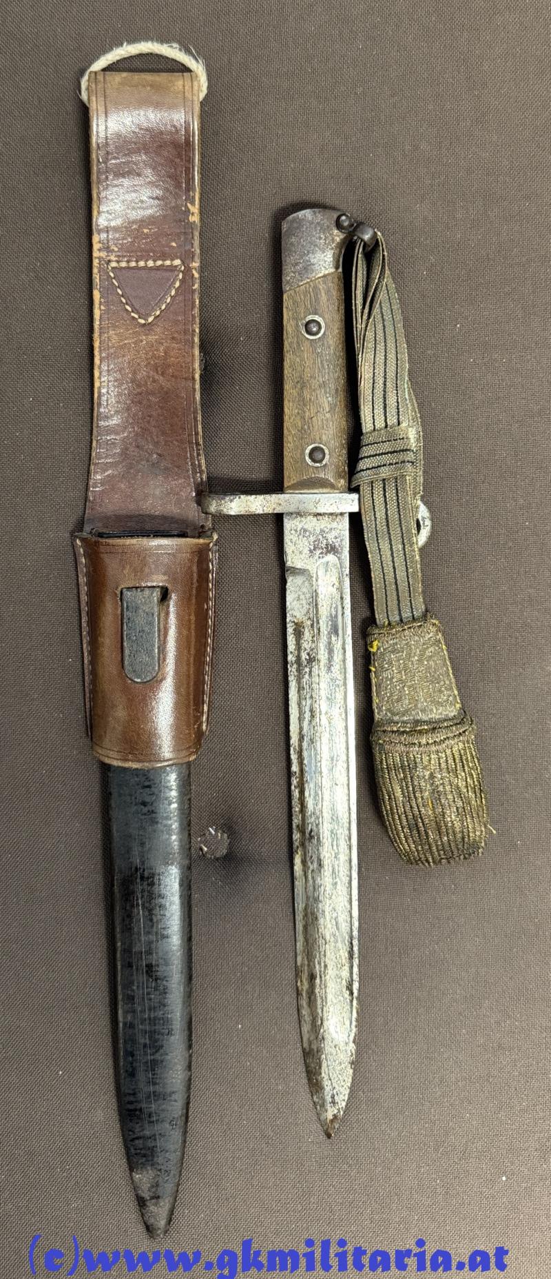 k.u.k. Bajonett M95 Offiziere mit Portepee Kaiser Franz Josef I.!!
