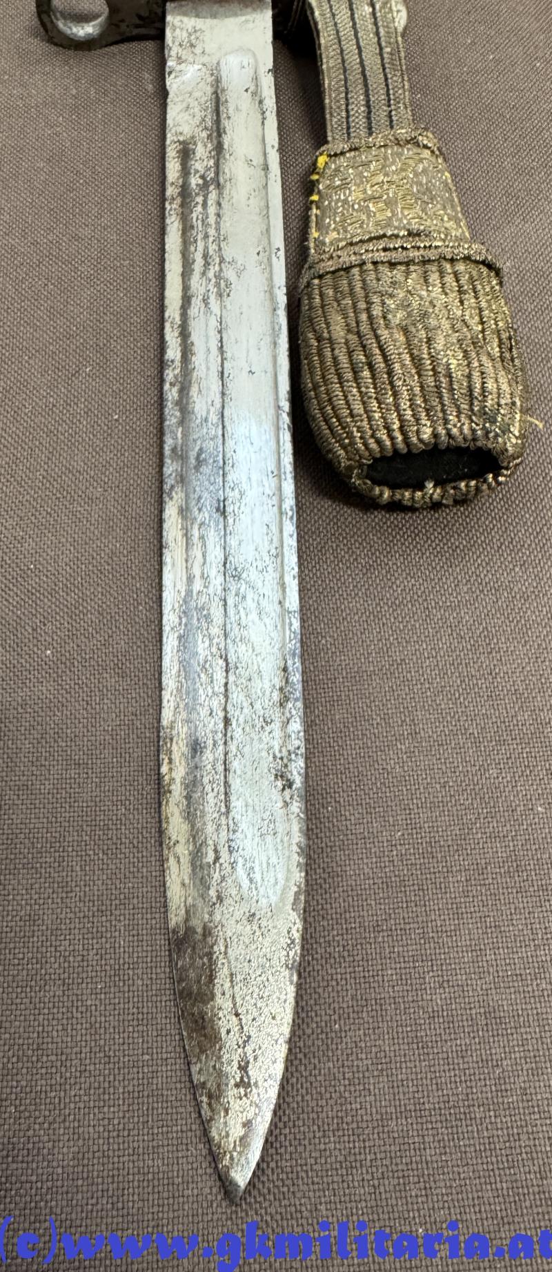 k.u.k. Bajonett M95 Offiziere mit Portepee Kaiser Franz Josef I.!!