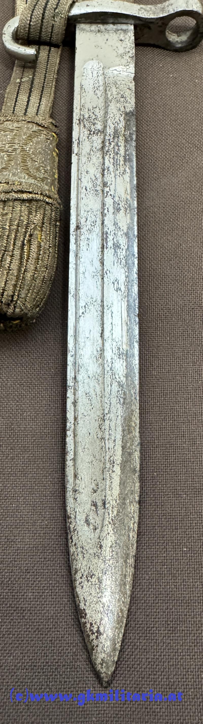 k.u.k. Bajonett M95 Offiziere mit Portepee Kaiser Franz Josef I.!!