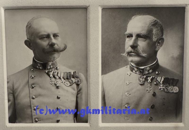 k.u.k. Portrait mit sehr hohen Offizieren - FZM Freiherr von Bolfras,FZM Ritter von Schwitzer, FZM Ritter von Steinitz, FML Littke usw. - 1908!!