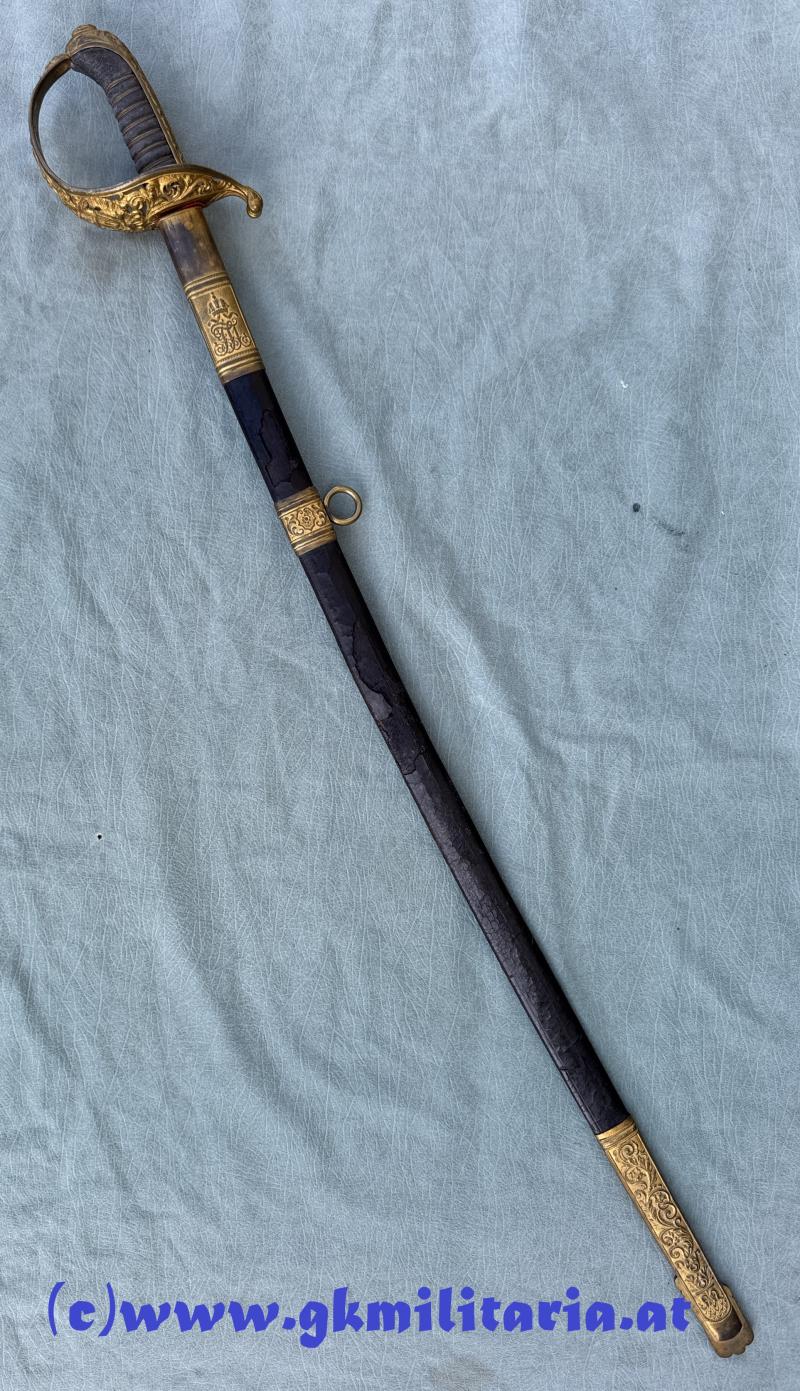 k.u.k. Beamtensäbel M1889 mit Klingenätzung!!
