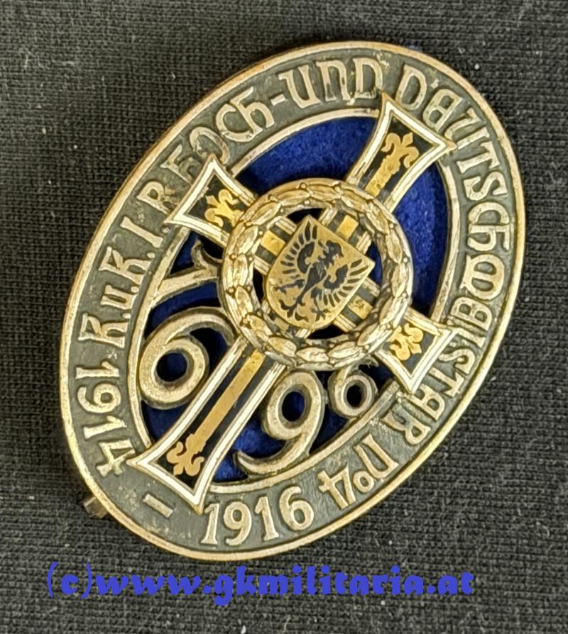 k.u.k.Regimentsabzeichen I.R. 4 - Hoch- und Deutschmeister!!