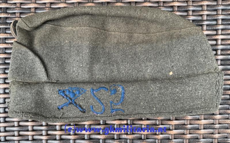 k.u.k. schirmlose feldgraue Kappe Artillerie Fähnrich -