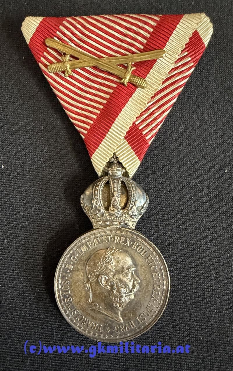k,u,k. Silberne Militärverdienstmedaille Kaiser Franz Josef I.