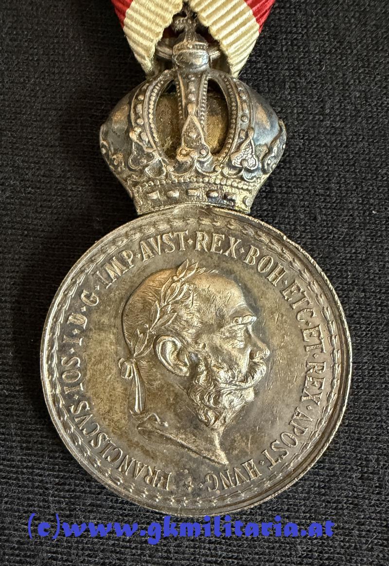 k,u,k. Silberne Militärverdienstmedaille Kaiser Franz Josef I.