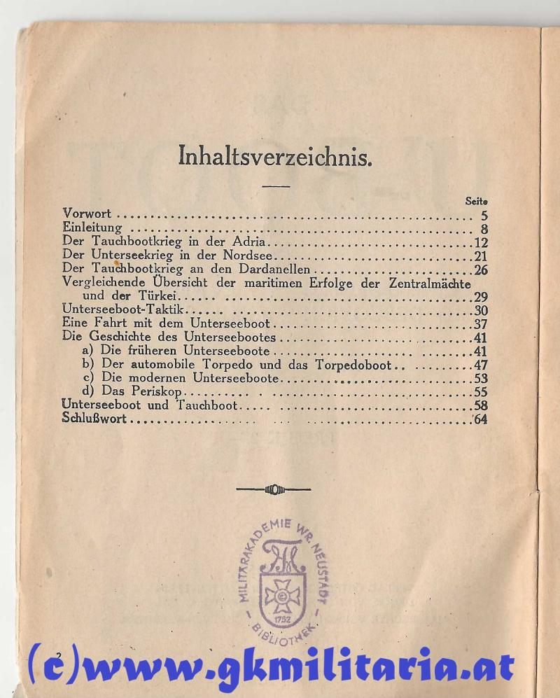 k.u.k. Broschüre Österr. Flottenverein/Kriegsmarine