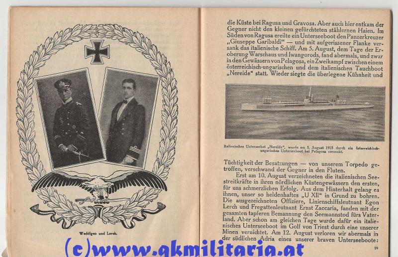k.u.k. Broschüre Österr. Flottenverein/Kriegsmarine