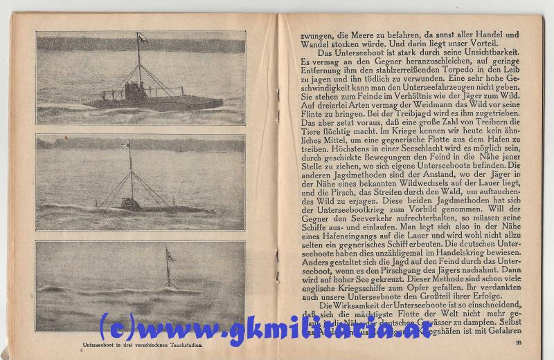 k.u.k. Broschüre Österr. Flottenverein/Kriegsmarine