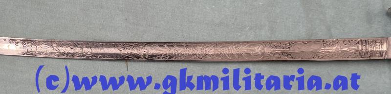 k.u.k. Säbel Offiziere Infanterie M1861 - Ausmusterungssäbel 18. August 1908!!